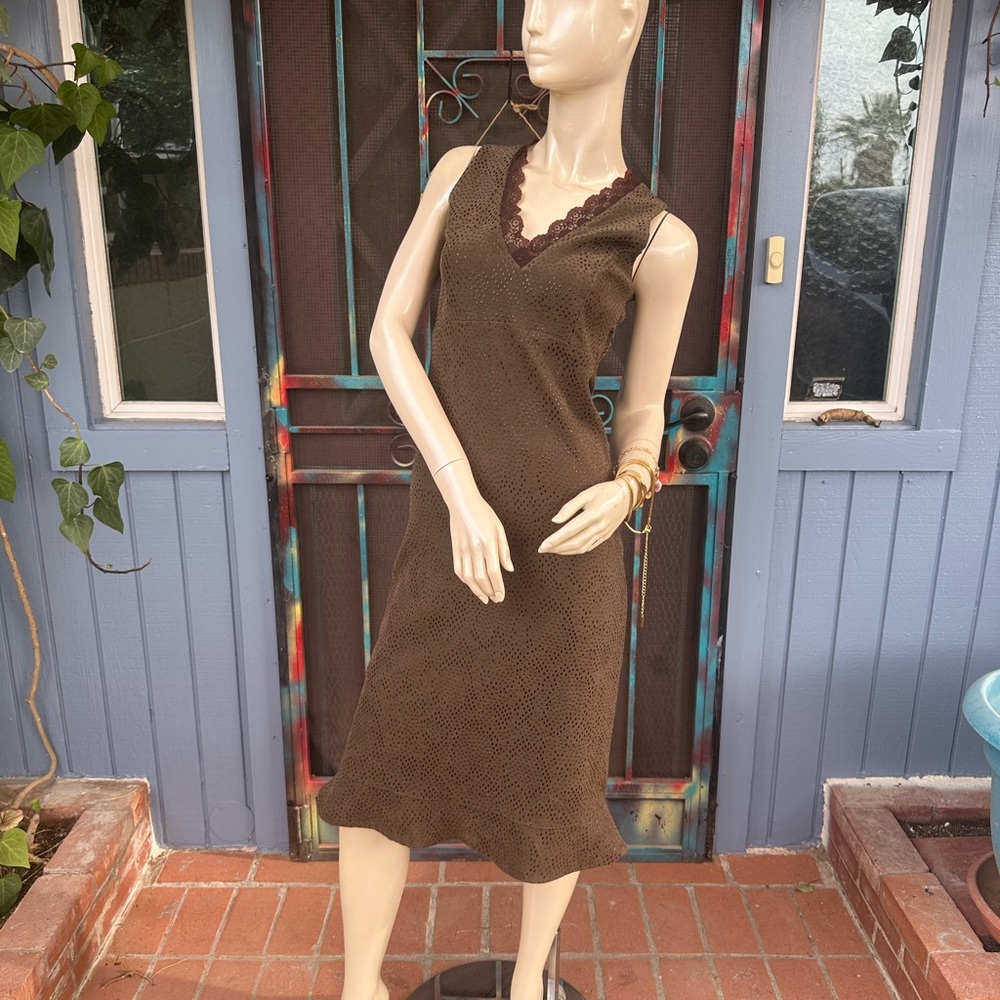 90s Maje Paris Brown Dress